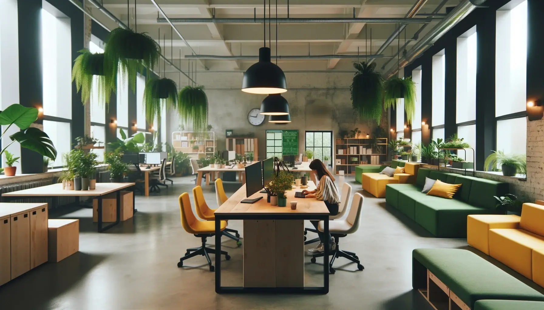 sustaible office space with sensgreen